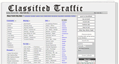 Desktop Screenshot of classifiedtraffic.com